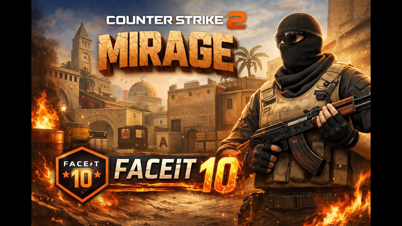 CS2 FACEİT 10 MİRAGES (KAFA KAFAYA BİR MAÇ)