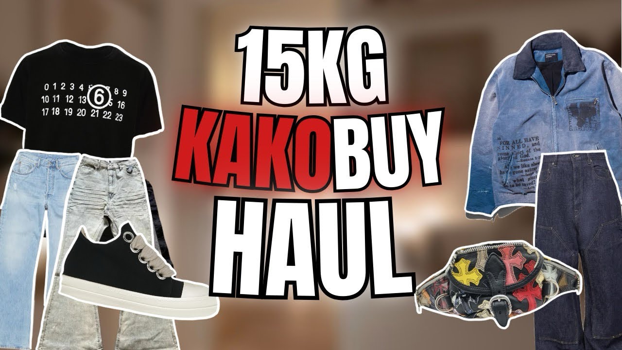 Покупка 15 кг в KAKOBUY! (Balenciaga, Chrome Hearts, Archive, ERD и многое другое!)