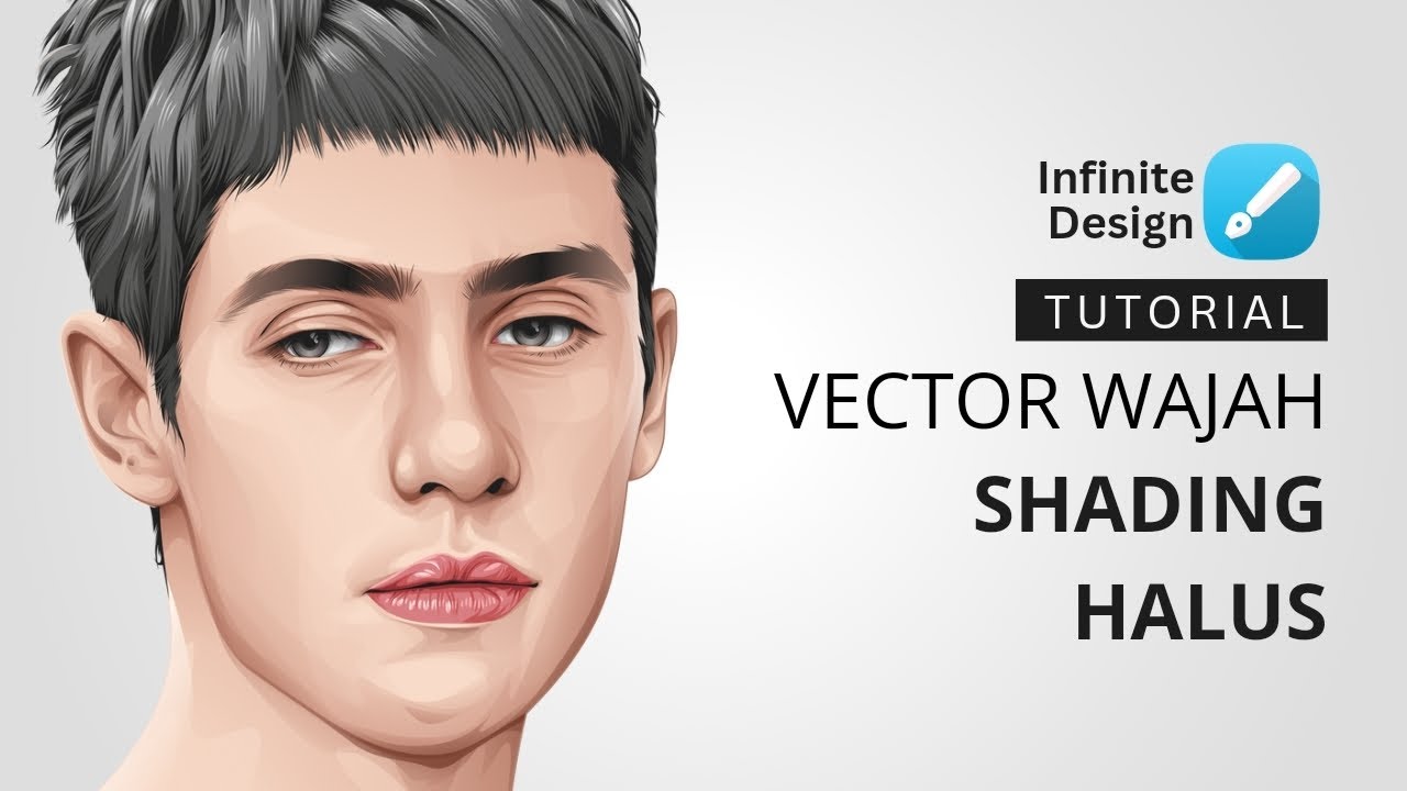Tutorial Vector Wajah Shading Halus Dengan Infinite Design di Hp Android