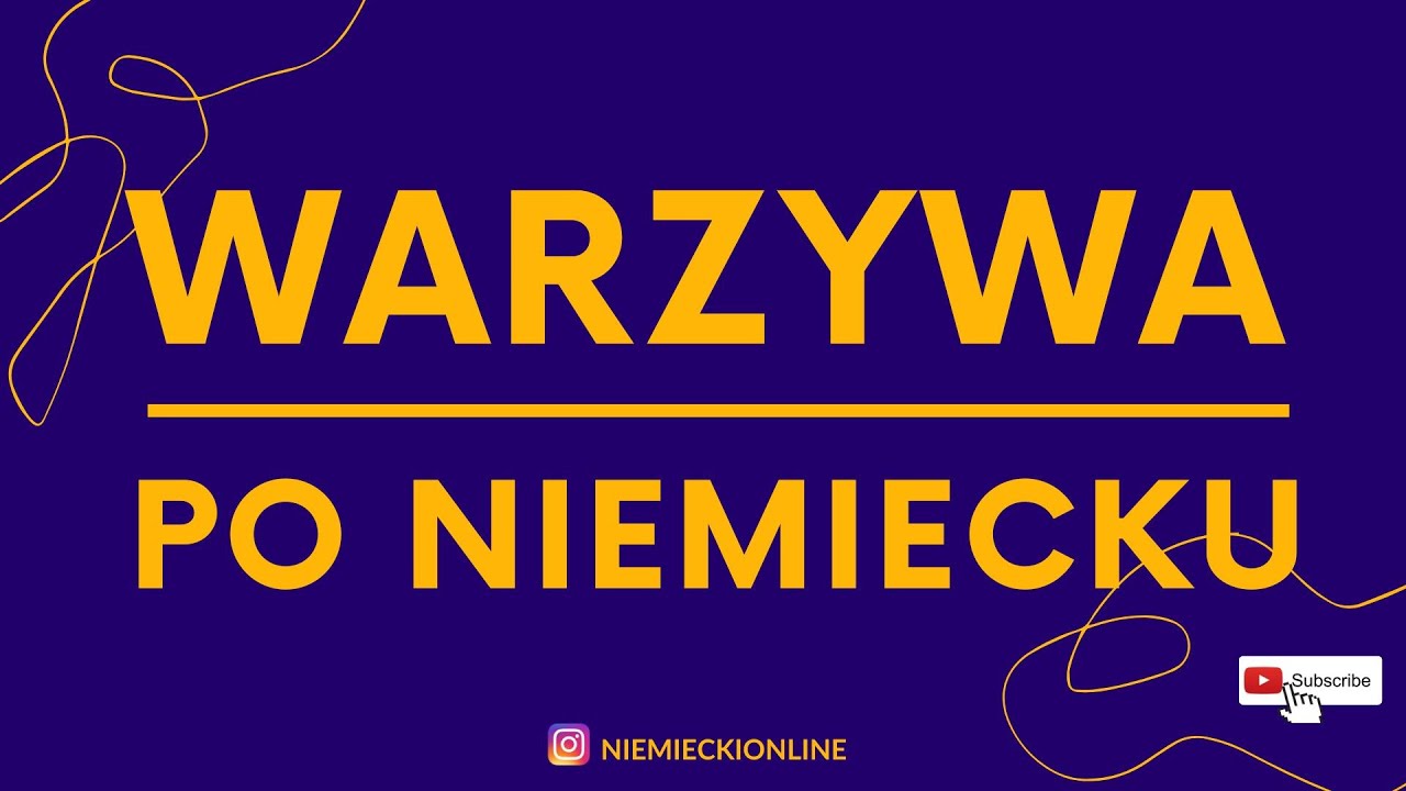 Warzywa po niemiecku z wymową Niemiecki dla początkujących Kurs Niemieckiego od podstaw A1 A0