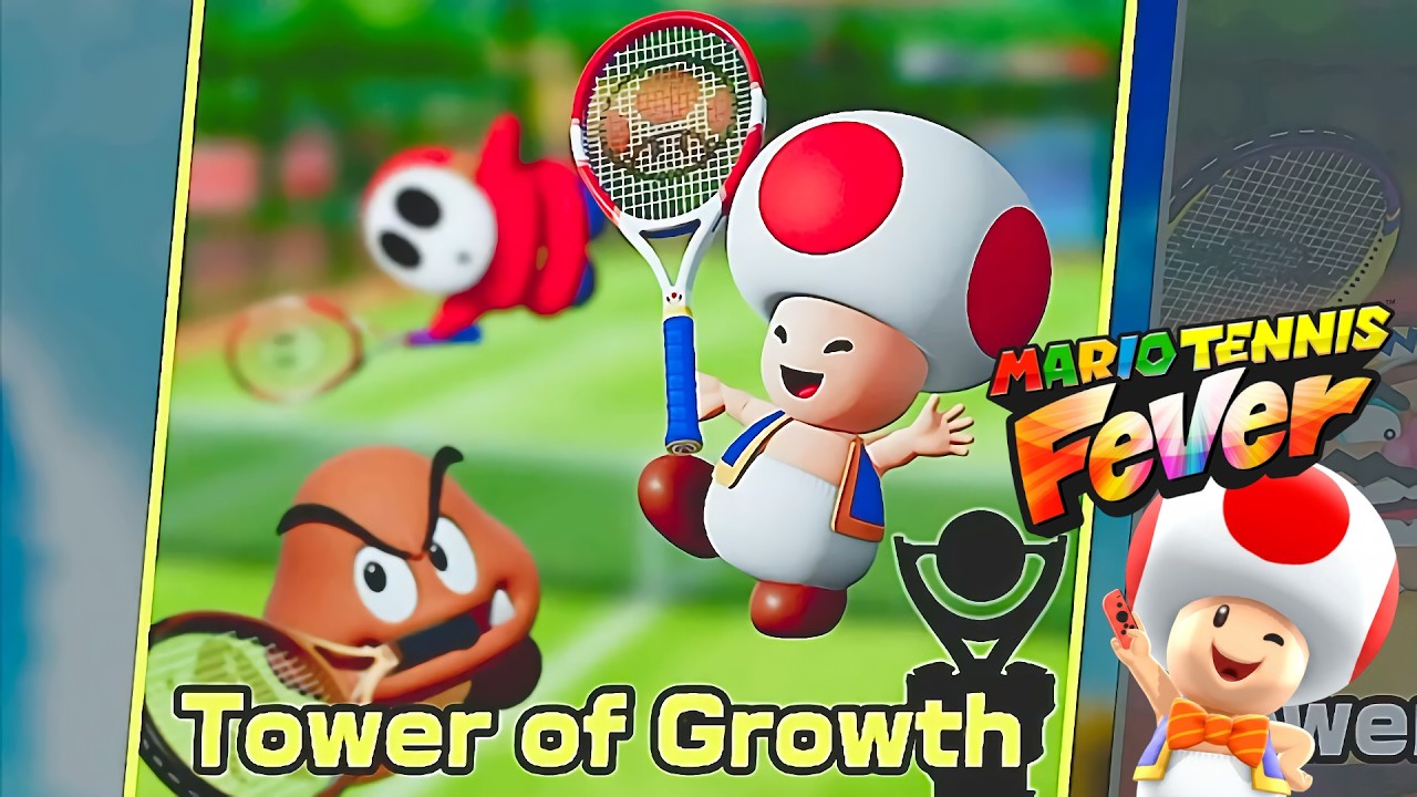 Mario Tennis Fever Trial Towers Tower of Growth