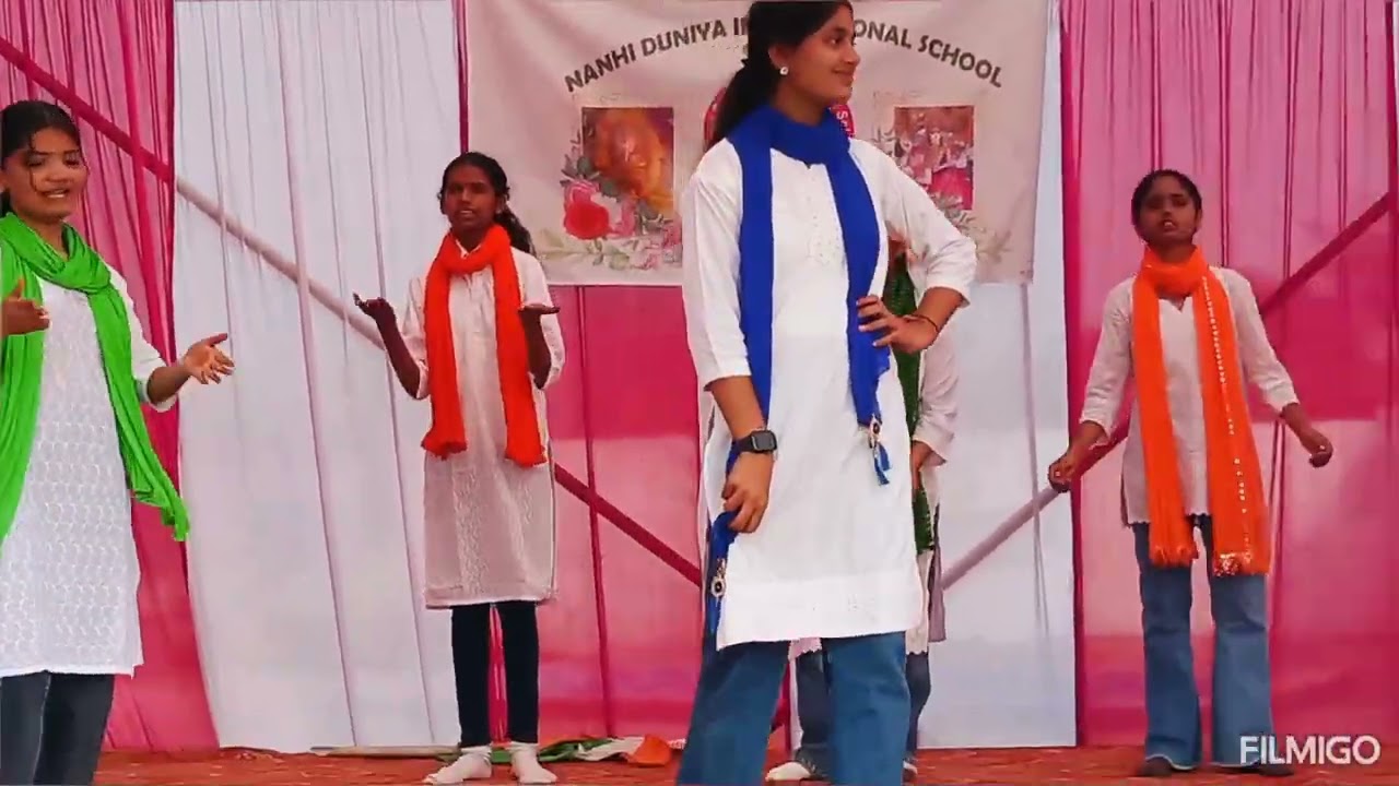 NANHI DUNIYA INTERNATIONAL SCHOOL 🏫 SATNA #NUKKAD# 8th girls 