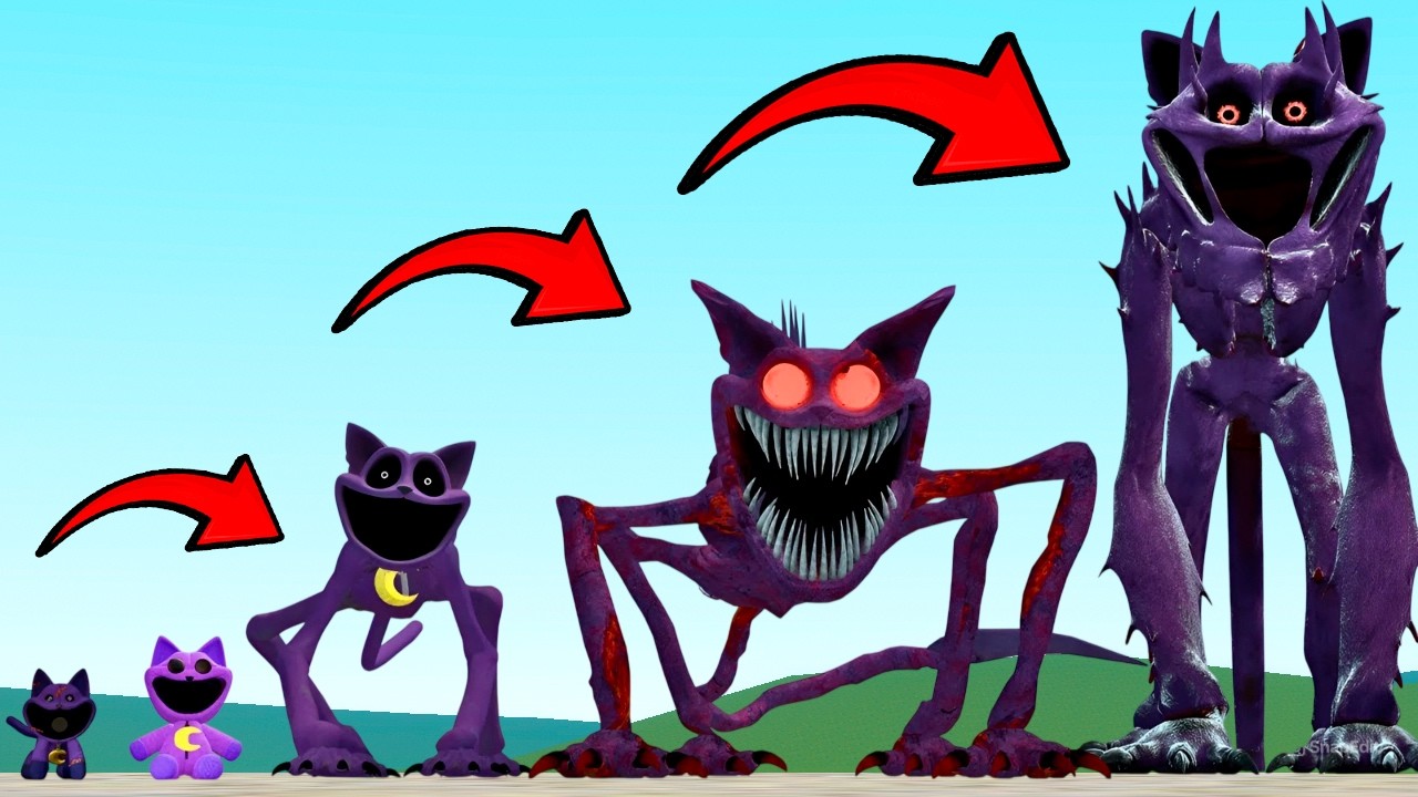 NEW EVOLUTION OF ALL CATNAP POPPY PLAYTIME CHAPTER 5 In Garry's Mod!