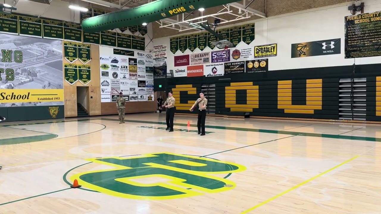 Wesley Woods & Ethan Costello 1st place Armed Duel 2026 Pueblo County drill meet 