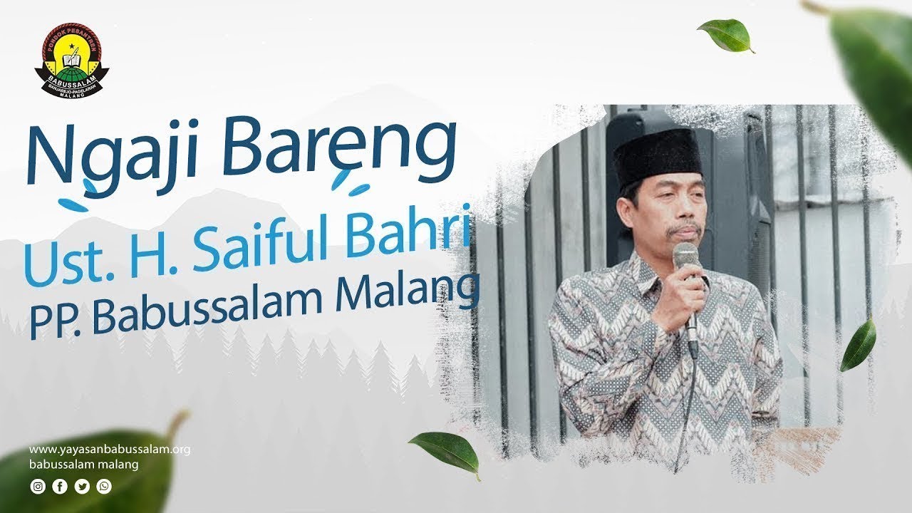 🔴Kitab Tanwirul Qulub | Ust. H. Saiful bahri | Bab Jual & Beli | PP. Babussalam Malang