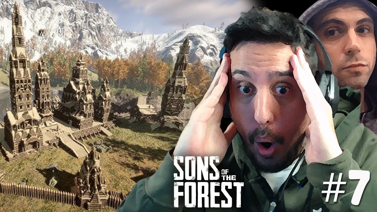 DIA 7 |  ESTRUCTURA GIGANTE Y ESCLAVITUD en SONS OF THE FOREST con MODS | VEGETTA Y FARGAN