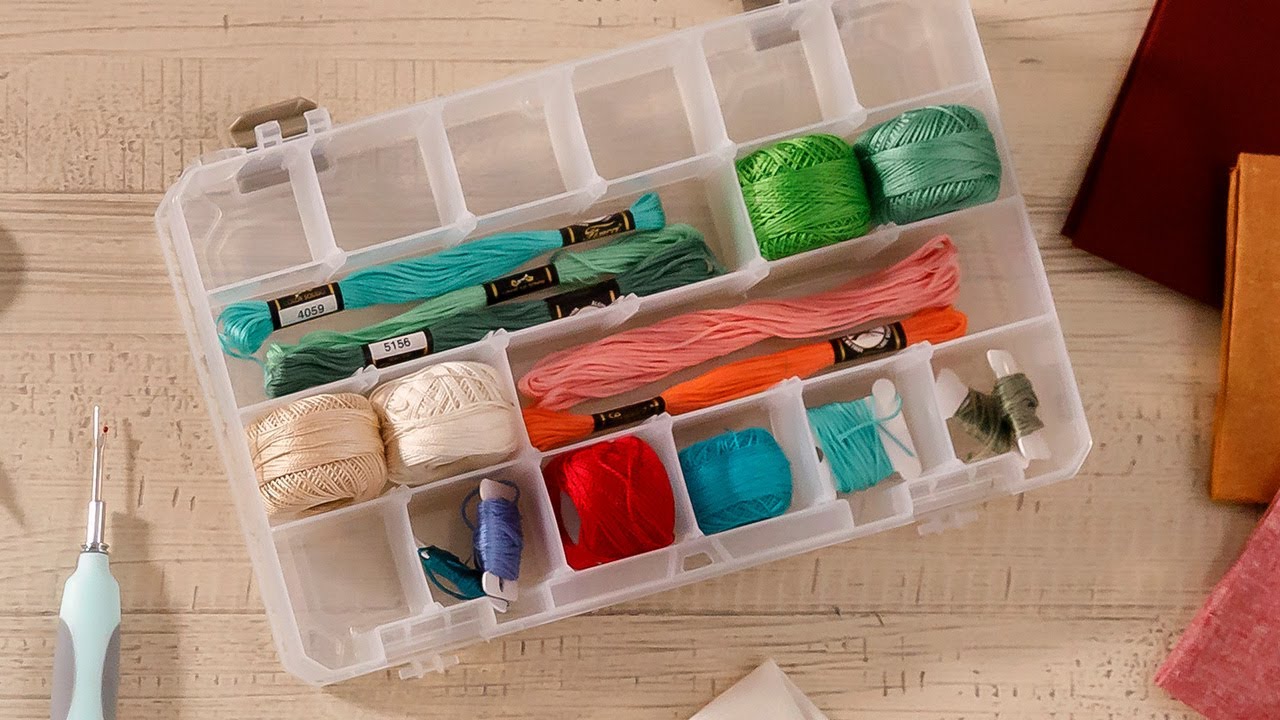 Embroidery 101:  Embroidery Flosses, Threads, and Storage