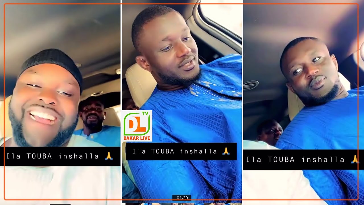 Balla gaye 2 en compagnie de boucher ketchup en route vers touba pour la grande journée khassida