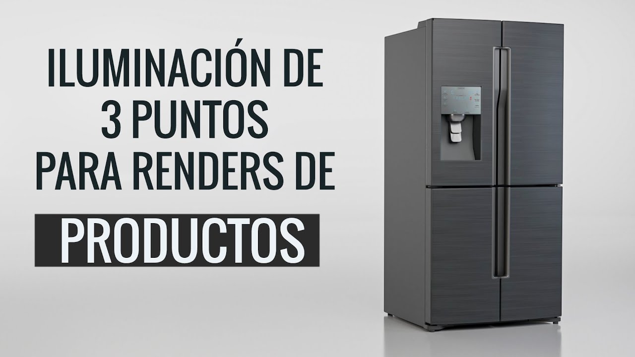 Tutorial - Iluminación de 3 puntos para renders de productos