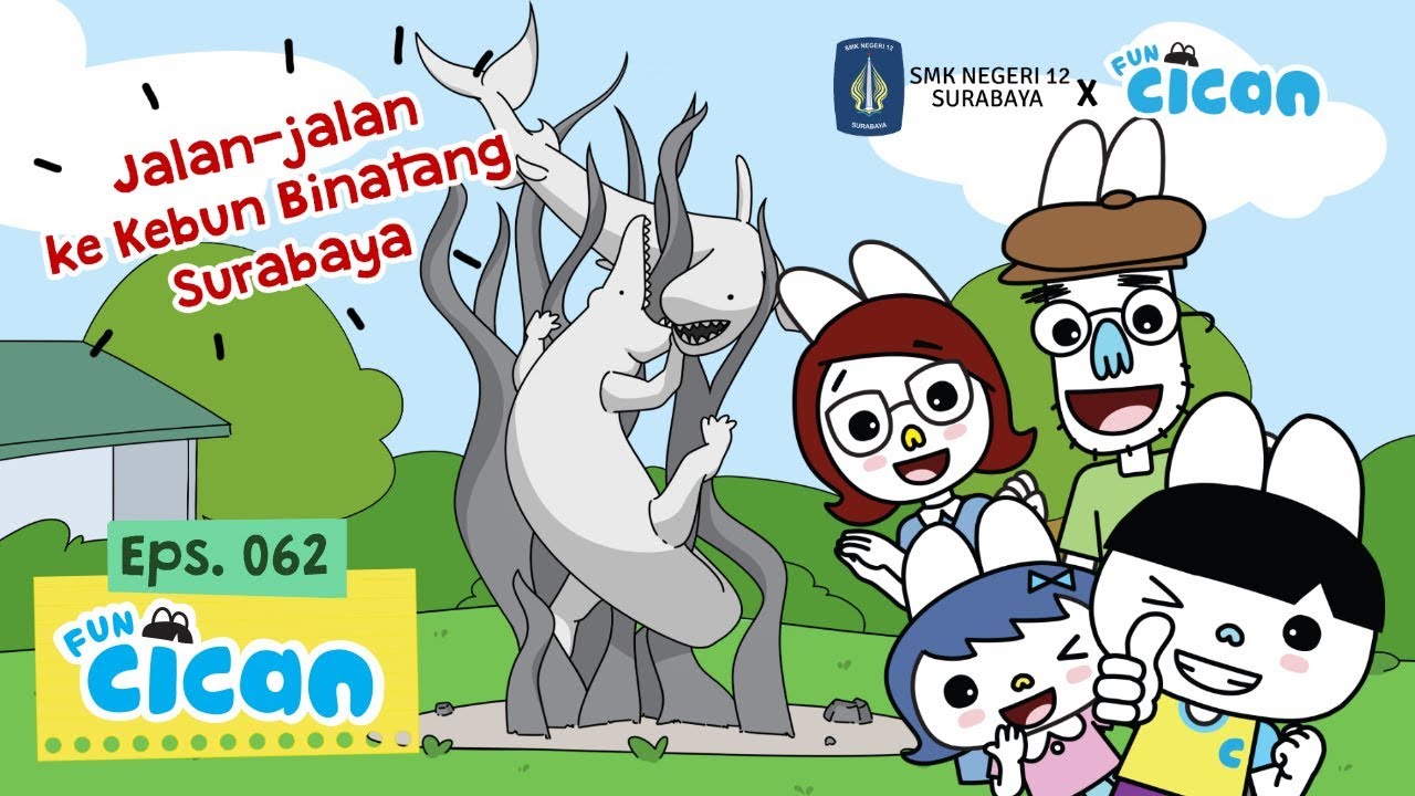 Jalan-jalan ke Kebun Binatang Surabaya - SMKN 12 Surabaya X Fun Cican