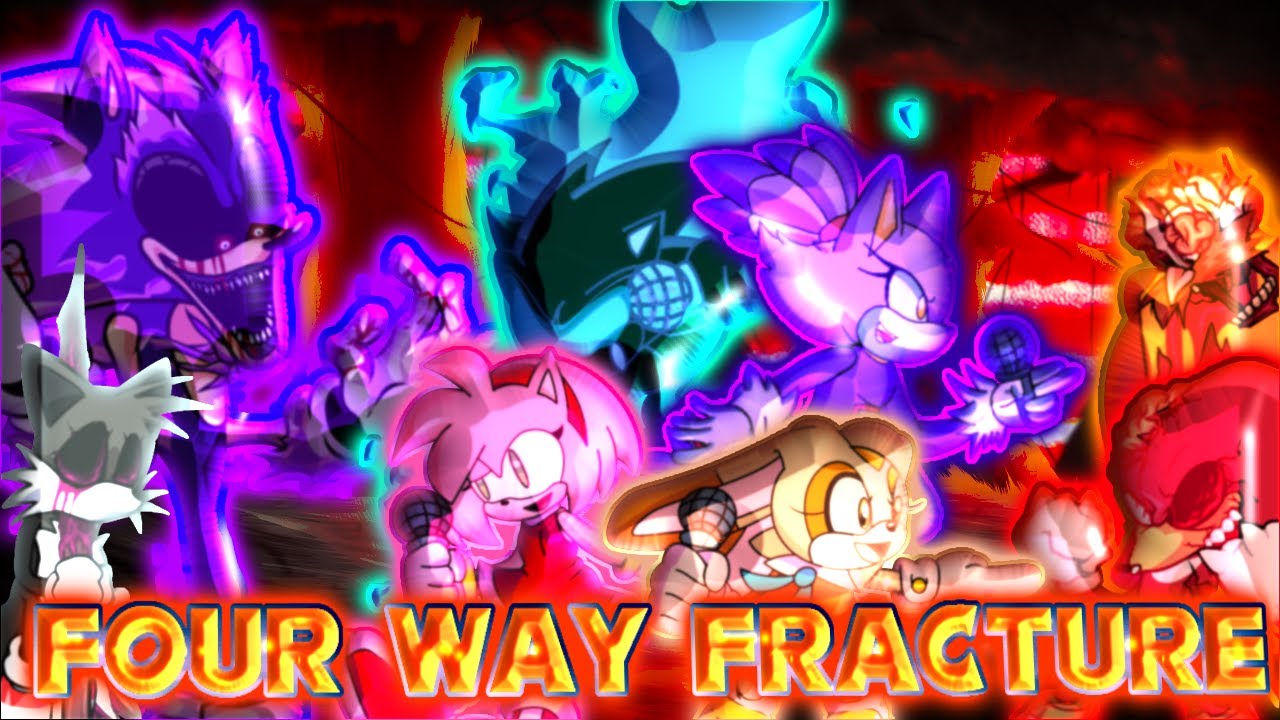 🎶🩸🎤Four Way Fracture Sonic And Friends Sing it V2🎶🩸🎤 II FNF Sonic.EXE II 🥭+Flp/midi 🥭