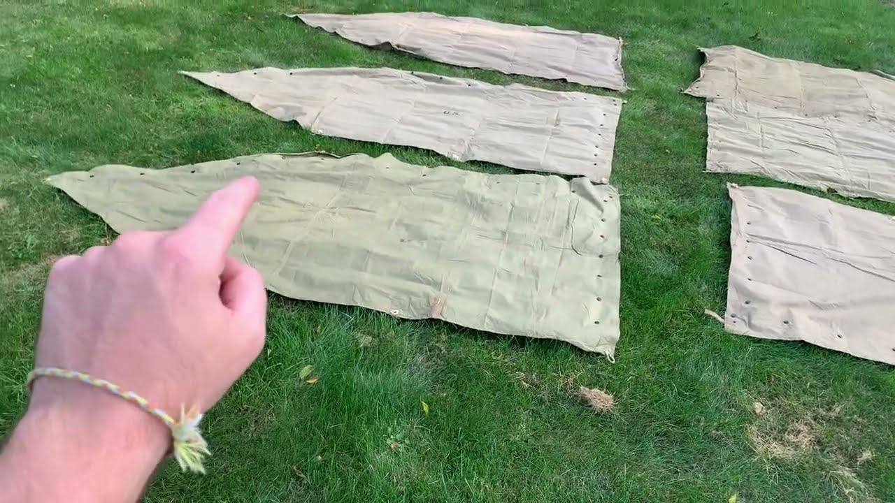 US M1910 “Early Style” Open-Front USGI Pup-Tents