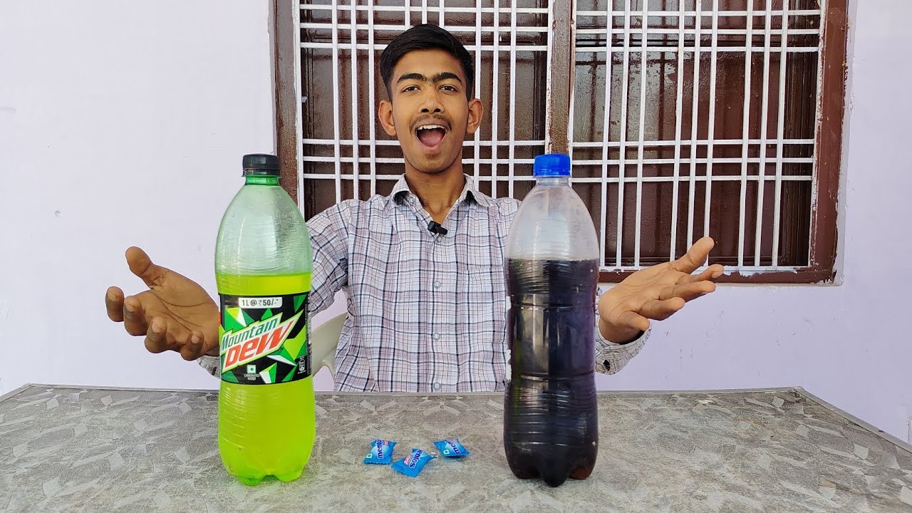 What happened to dew vs pepsi mixing// अगर dew ओर pepsi को एक साथ मिलाकर mentos डाल कर देंखे !!😱🔥