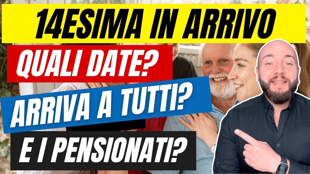 Quattordicesima pensionati 2024 quando si prende? E i lavoratori?