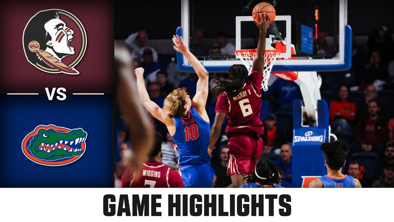 Florida State vs. Florida Game Highlights | 2025-26 ACC Men's Basketball