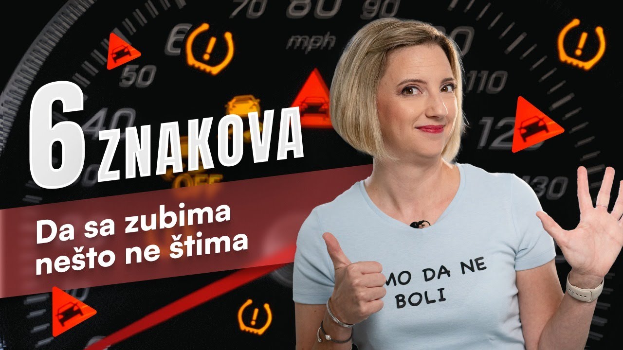 6 ZNAKOVA DA NEŠTO NE ŠTIMA SA ZUBIMA - pogledajte ovaj video jer vam može spasiti zube