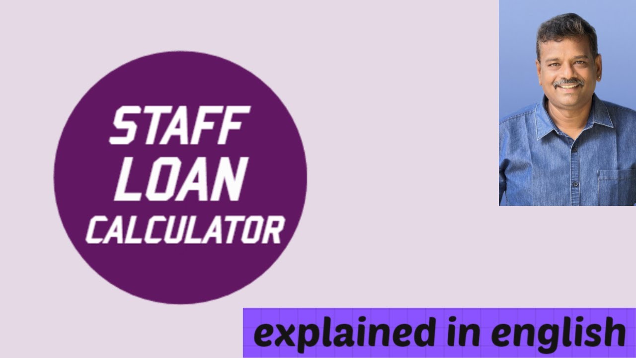 How to calculate interest on staff loan? Explained in English.