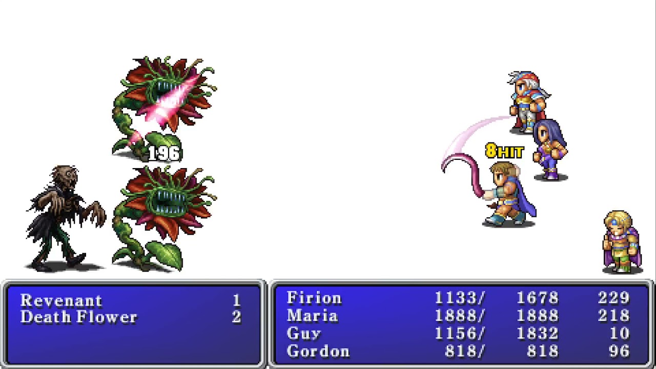 Let's Play Final Fantasy II #12: Double Boss Fight