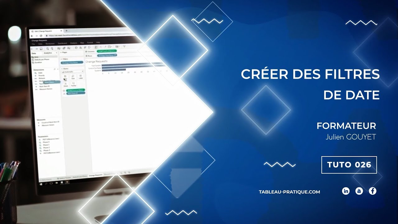 Créer des filtres de date dans Tableau