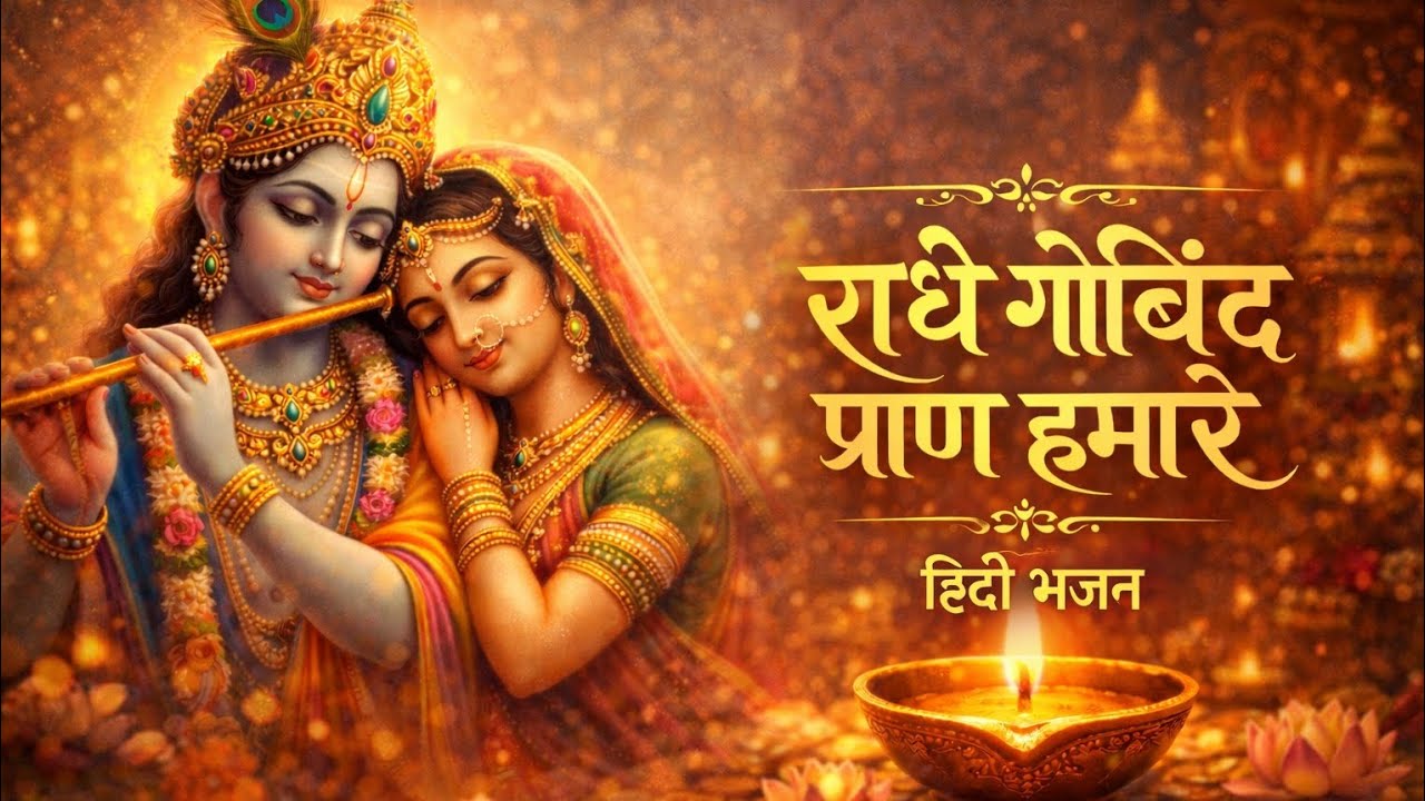 Radhe Govind Pran Hamare | राधा कृष्ण का प्यारा भजन | Radha Krishna Bhajan | Krishna Bhakti Song🥰🙏