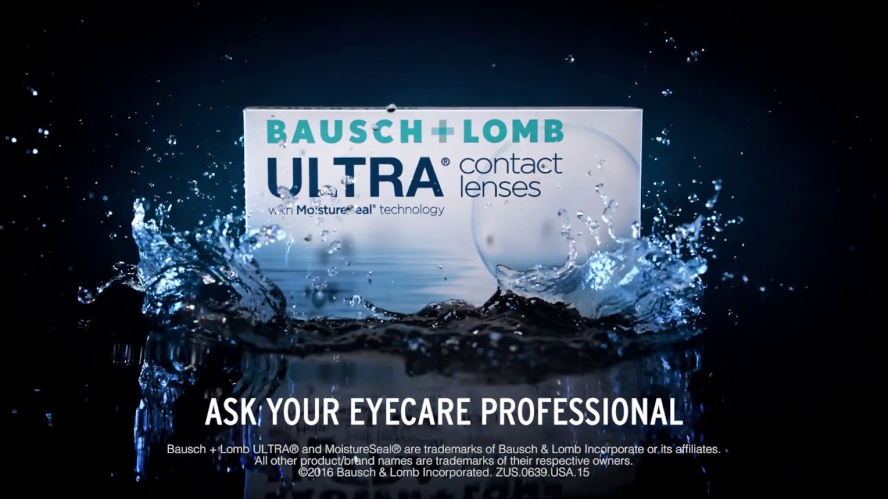 Bausch + Lomb ULTRA&trade; contact lenses with MoistureSeal&reg; Technology