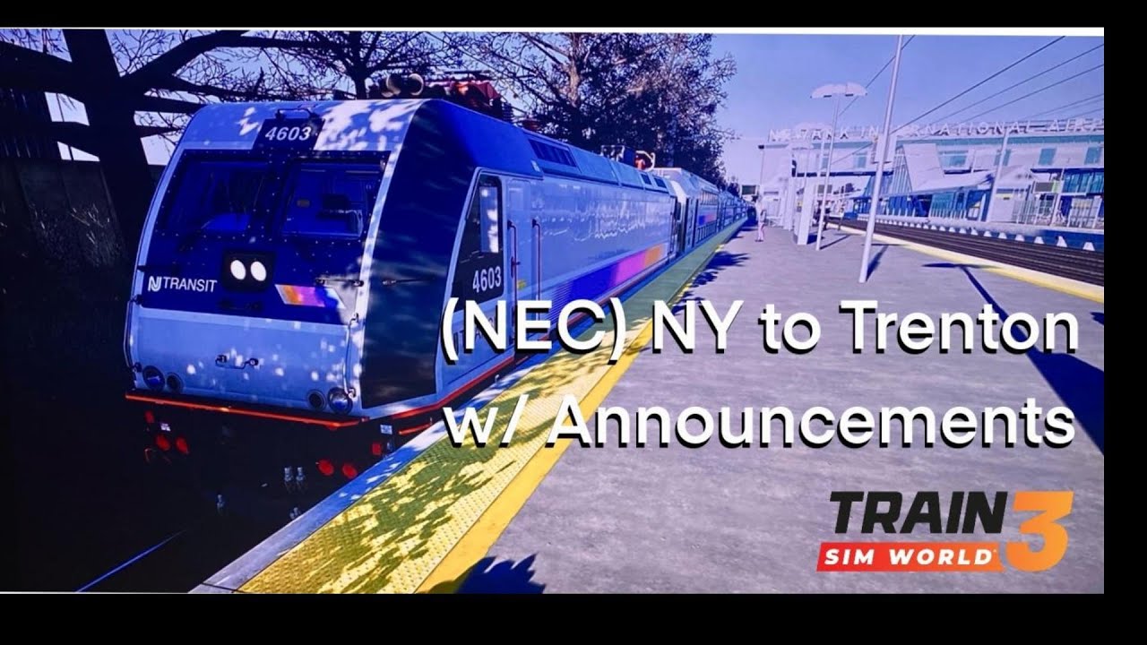TSW3 (NEC) NY TO TRENTON WITH ANNOUNCEMENTS