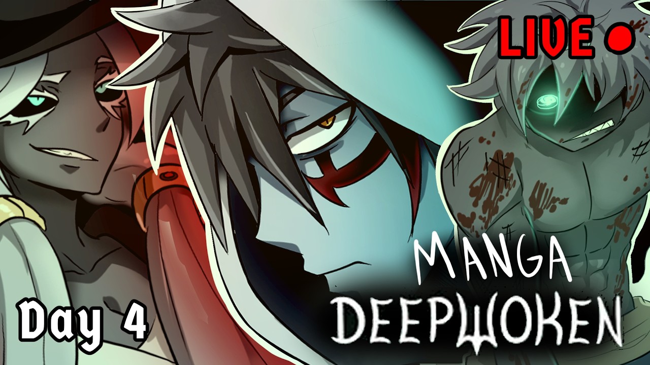 Drawing my DEEPWOKEN Manga! - Day 4
