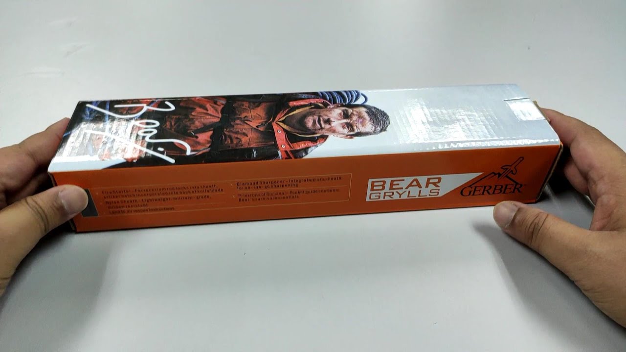 The one knife that you guys should own!! | Bear Grylls Ultimate Survival Knife unboxing