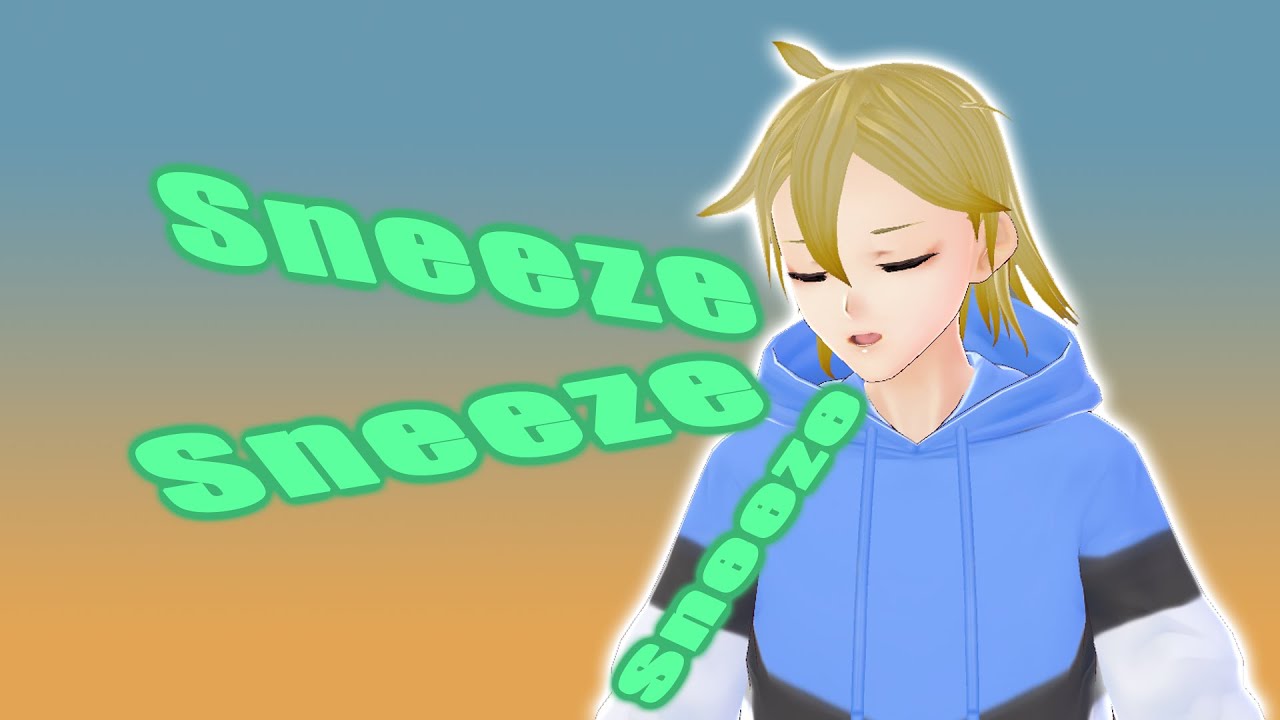 Insomaniac Vtuber Sneezes a bunch on stream