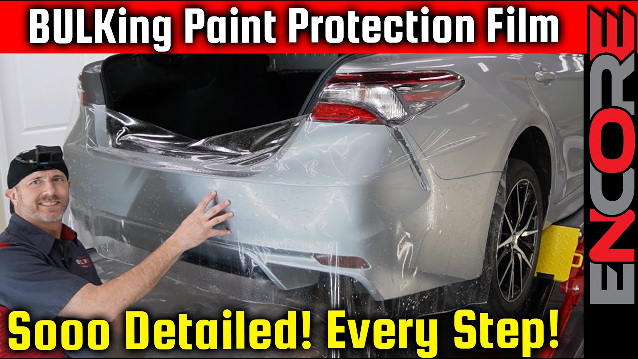 2024 Toyota Camry Rear Bumper PPF Installation: Complete Bulk Method Tutorial