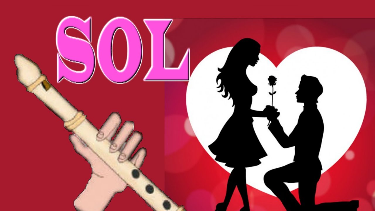 La canción de amor más bonita para flauta dulce. Tutorial con animación. Muy fácil.
