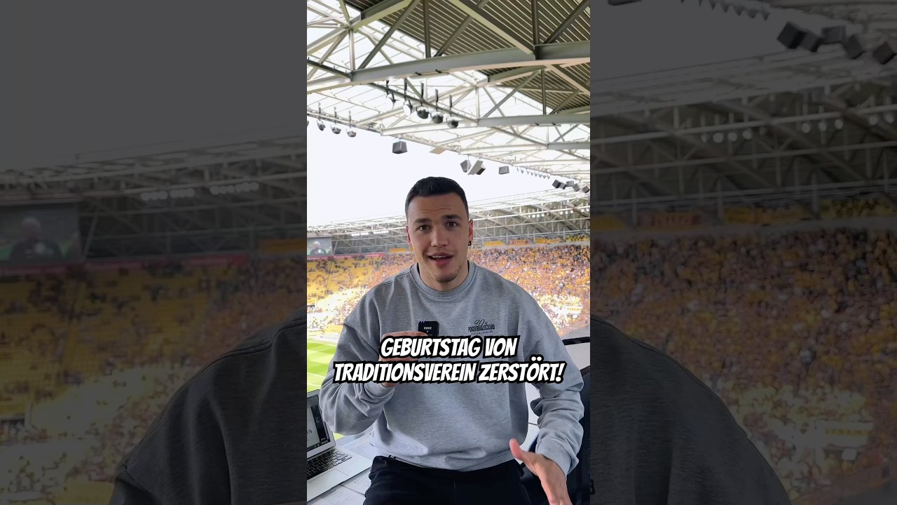 GEBURTSTAG VON TRADITIONSVEREIN ZERST&Ouml;RT!!! #3liga #kommentator