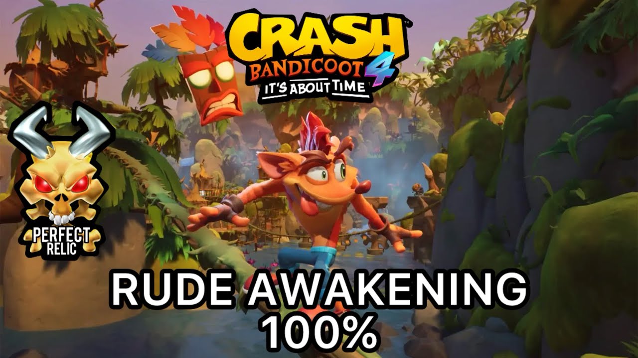 Crash Bandicoot 4 - Rude Awakening 100% Walkthrough - All Box Locations, Gems and Perfect Relic