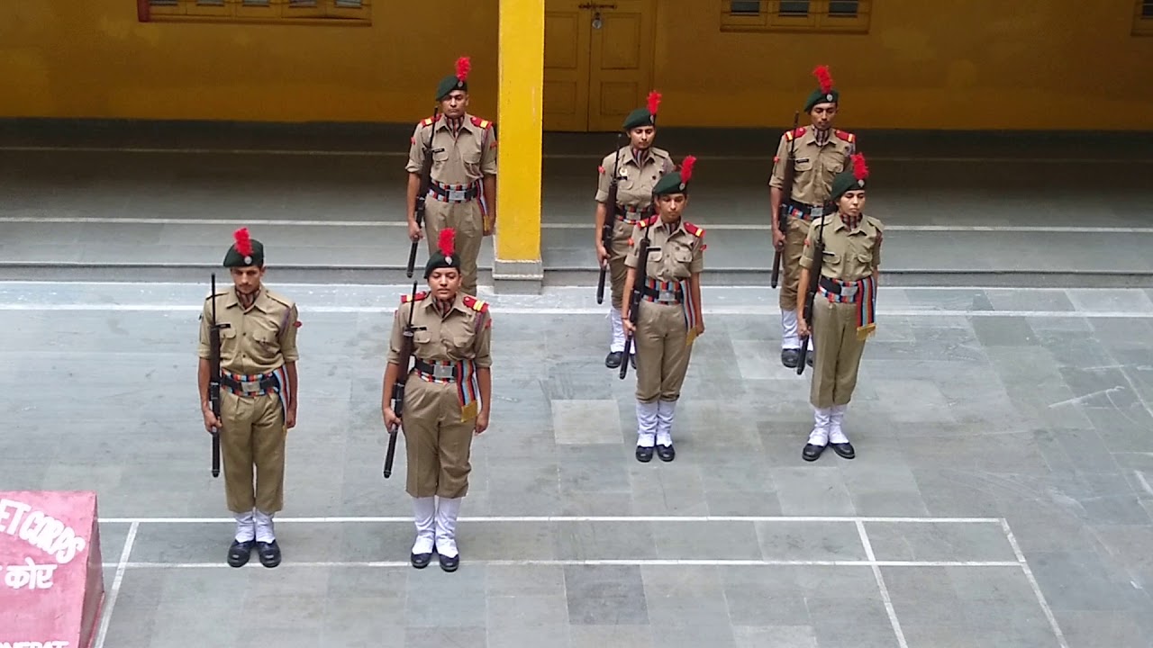 NCC RIFLE DRILL on 26th June,2018