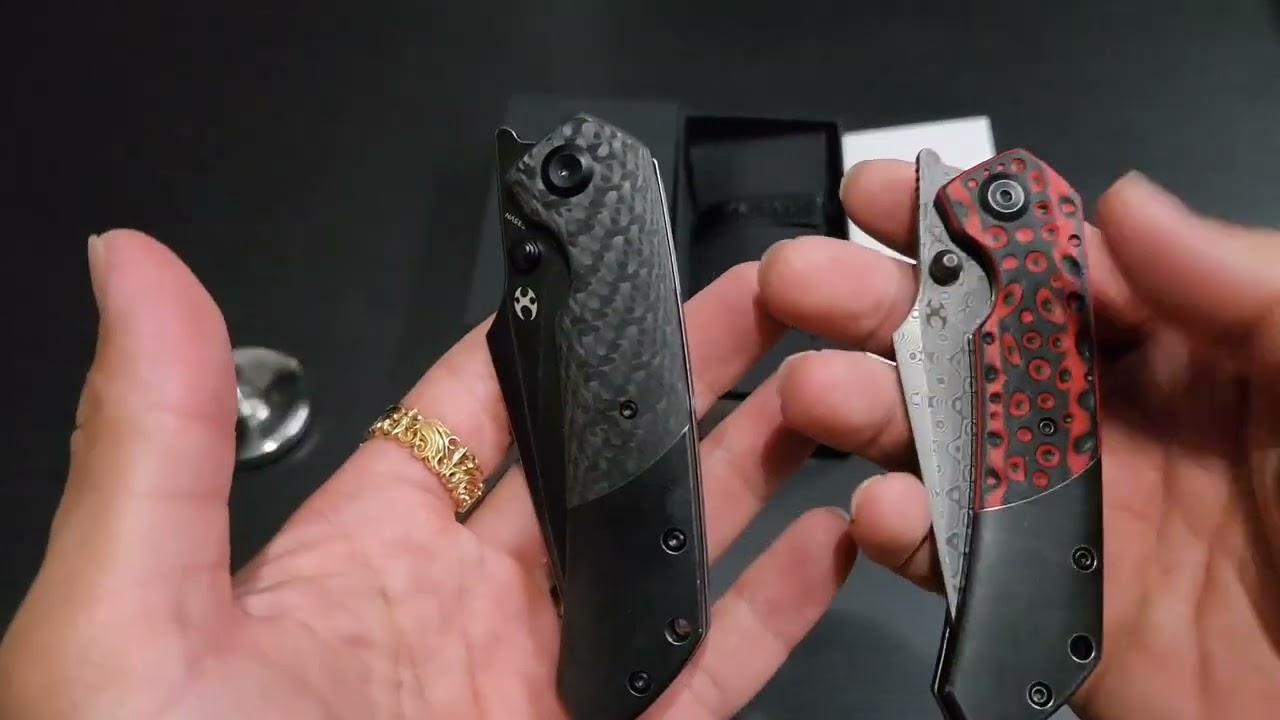Kansept Fenrir Black 🔪 S35VN, Carbon Fiber & Titanium &lrm;@ZStormGLD&nbsp;#foldingknives #foldingknife #edc