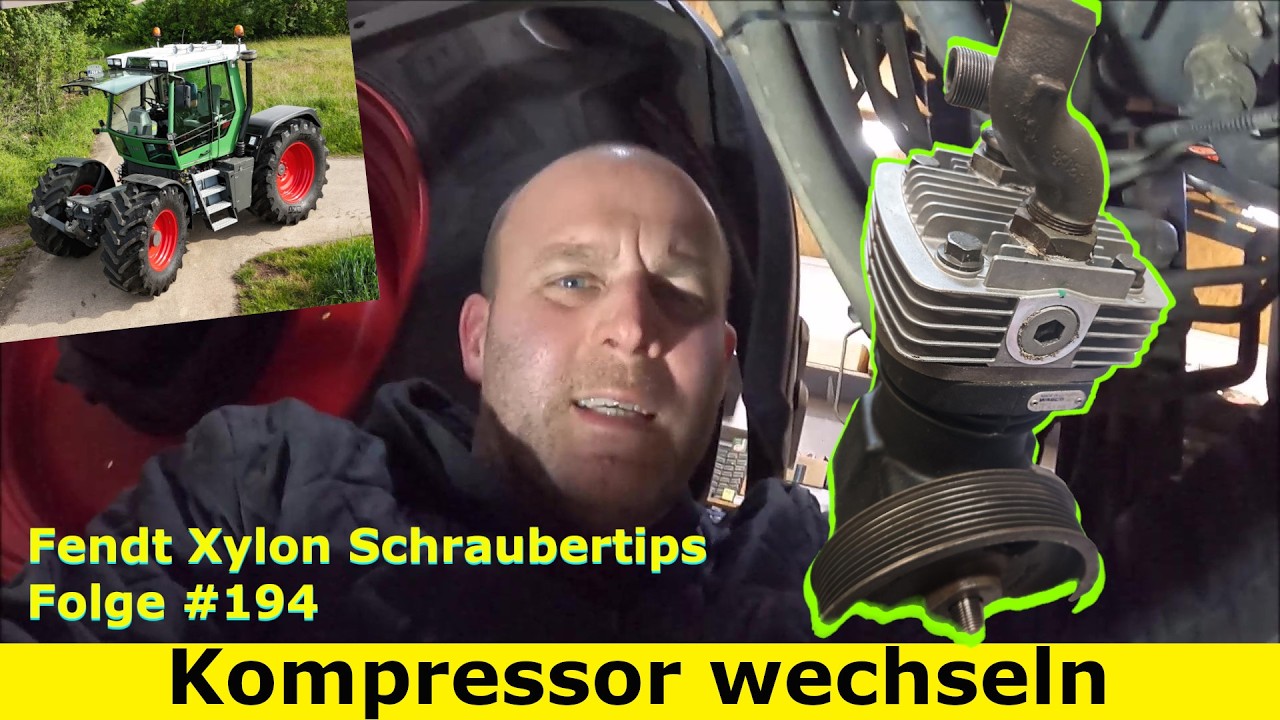 TreckerVLOG #Xylon194 | Wabco Luftpresser wechseln am Fendt Xylon 524 | Vorbereitung für Bad Wurzach