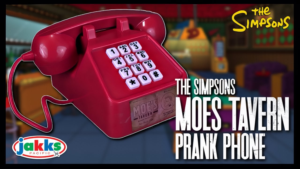 Jakks Pacific The Simpsons Moe's Tavern Prank Phone | @The Review Spot