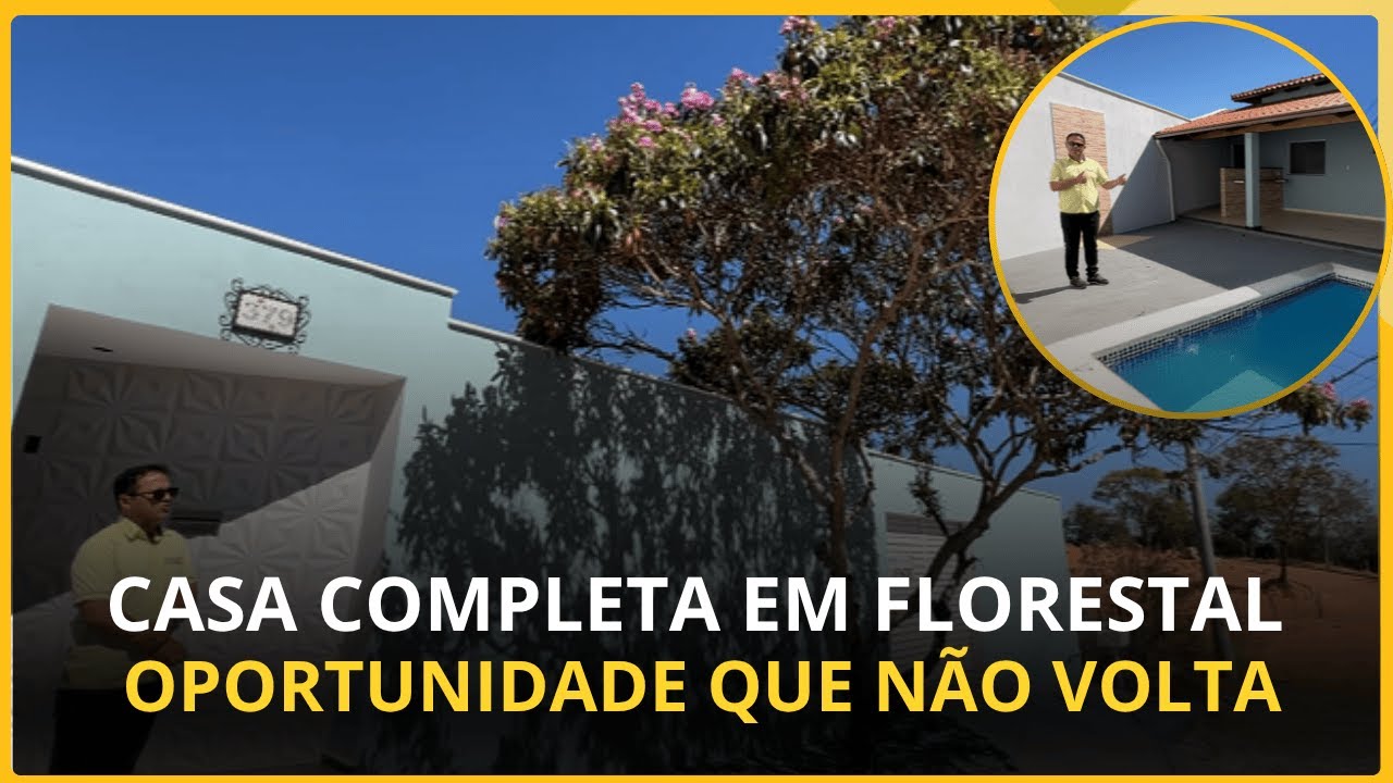VOCÊ VAI SE SURPREENDER COM ESSA CASA EM FLORESTAL
