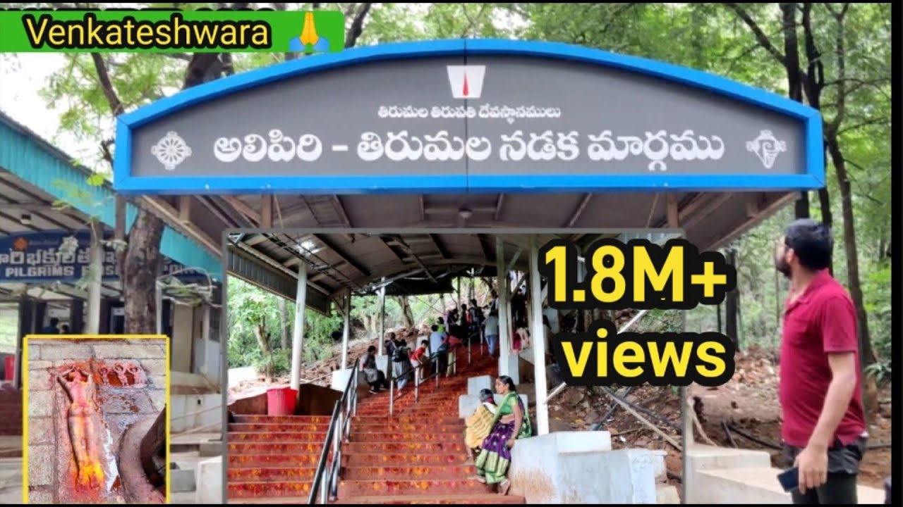 Tirupati to Tirumala by walk 2025 || Alipiri steps foot path way to Tirumala || అలిపిరి మెట్ల దారి