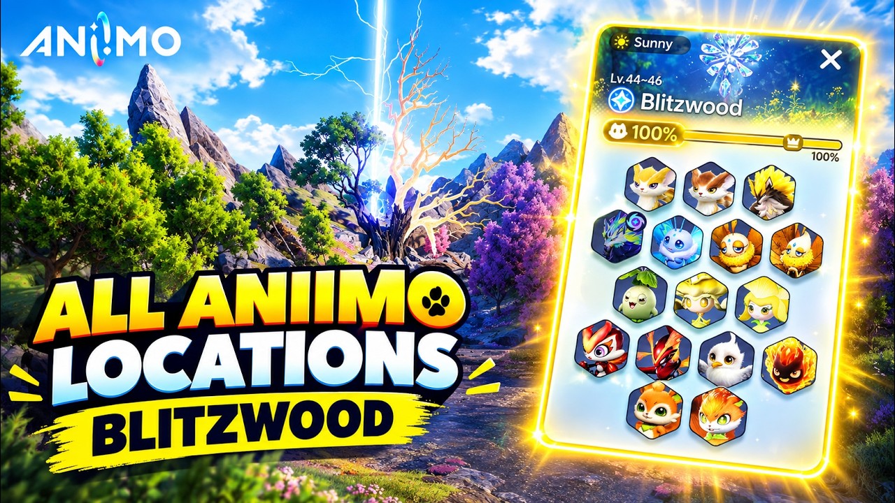 Blitzwood &ndash; All 16 Aniimo Locations | Aniimo
