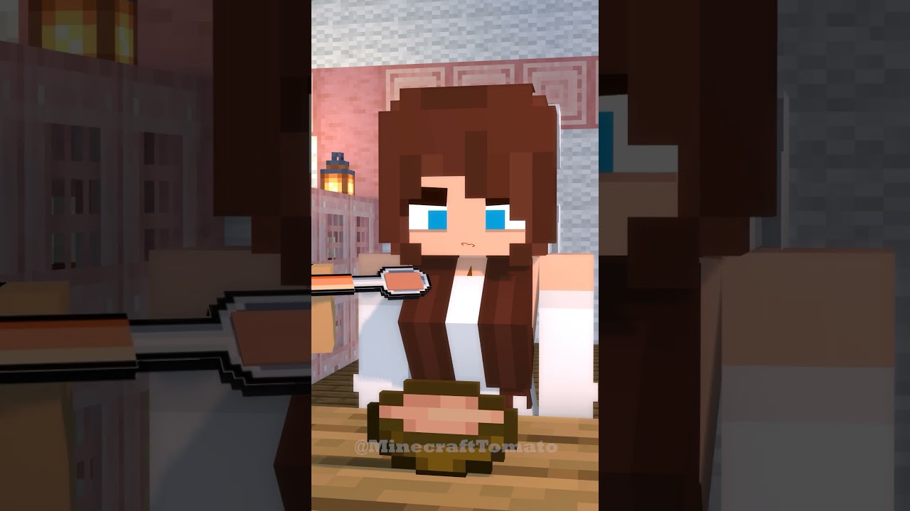 1 - Feed Ghost JJ's sister 🥰  -  JJ MAIZEN Minecraft Animation #shorts