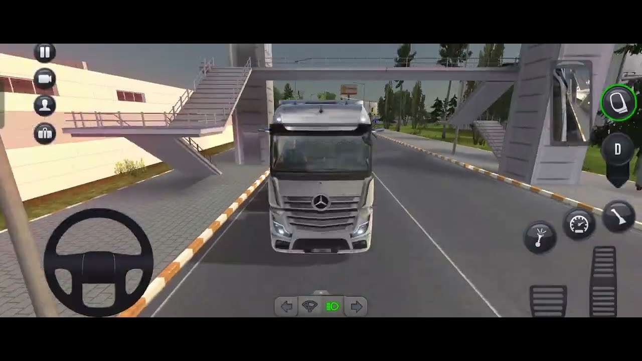 TRUCK SIMULATOR ULTIMATE LUXURY TRUCKMERCEDES #trucksimulatorultimate#zuuks #truckdriving#overtaking