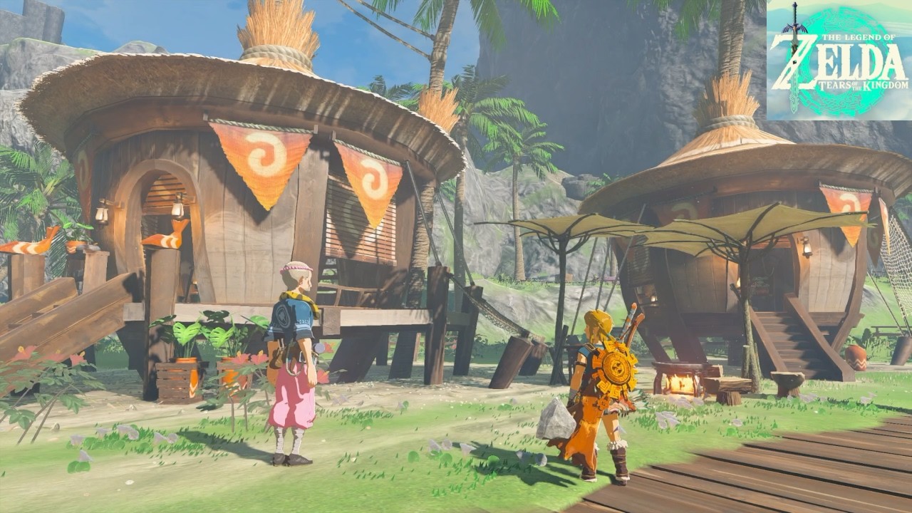 Zelda: Tears of the Kingdom [Switch 2] #211, Lurelin Village Restoration: Restaurant & Treasure Shop
