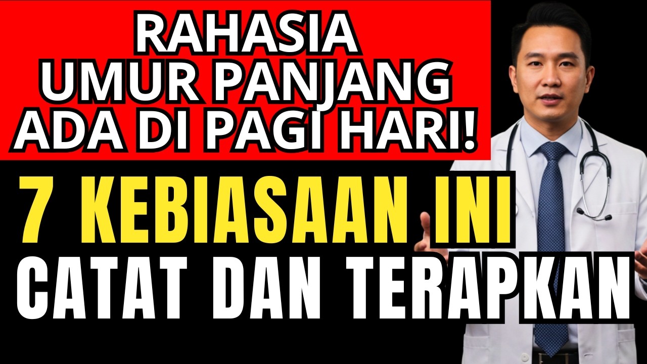 Dokter Bongkar!! Ini 7 Kebiasaan Pagi LANSIA SEHAT Umur 100 Tahun! Kesehatan Lansia