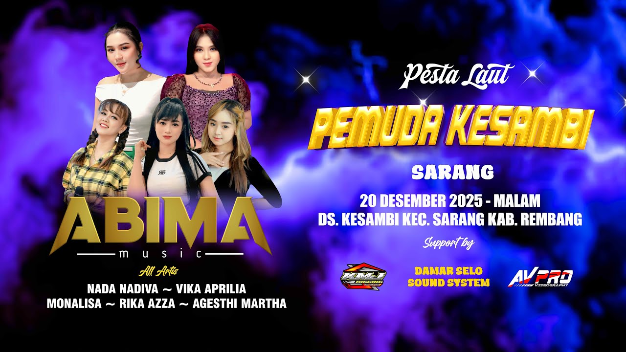 🔴LIVE STREAMING ABIMA MUSIK - PESTA LAUT PEMUDA KESAMBI SARANG REMBANG