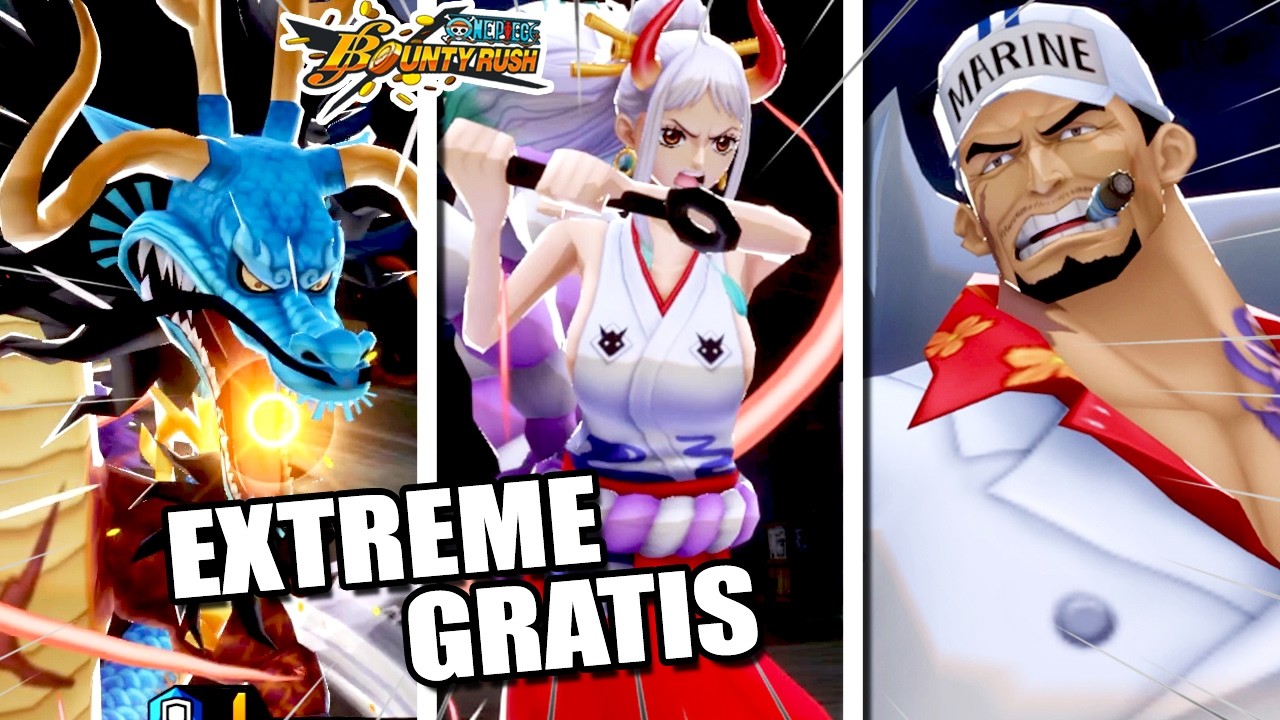 Sacale el MAYOR PROVECHO a tu EXTREME GRATIS! en One piece bounty rush (Yamato, Kaido & Akainu)