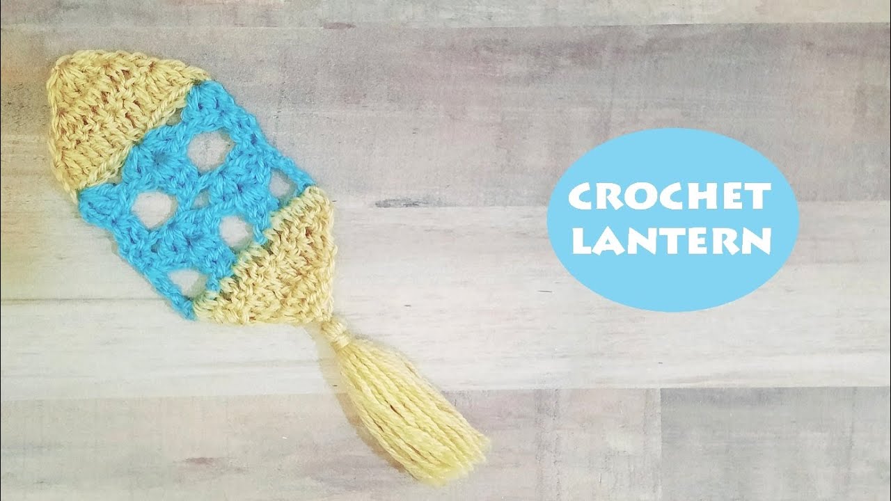 Crochet lantern | Ramadan decorations | Scrap yarn crochet | Crochet With Samra