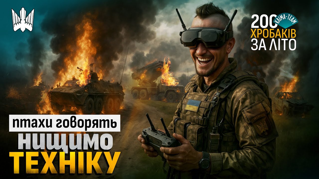 Тотальне нищення хробачої техніки пілотами 414 Птахів Мадяра