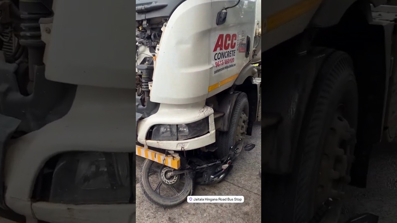 Nagpur Truck Accident #shorts At Jaitala Hingna Road #nagpurnews
