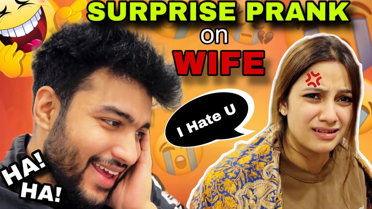 SURPRISE PRANK ON WIFE || Worst Reaction 😱 || @tusharshrutivlogs